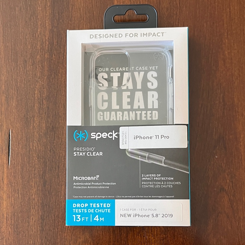 iPhone 11 Pro Speck Presidio Stay Clear Case